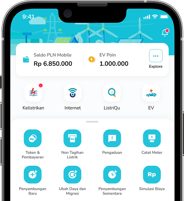 PLN Mobile Homepage
