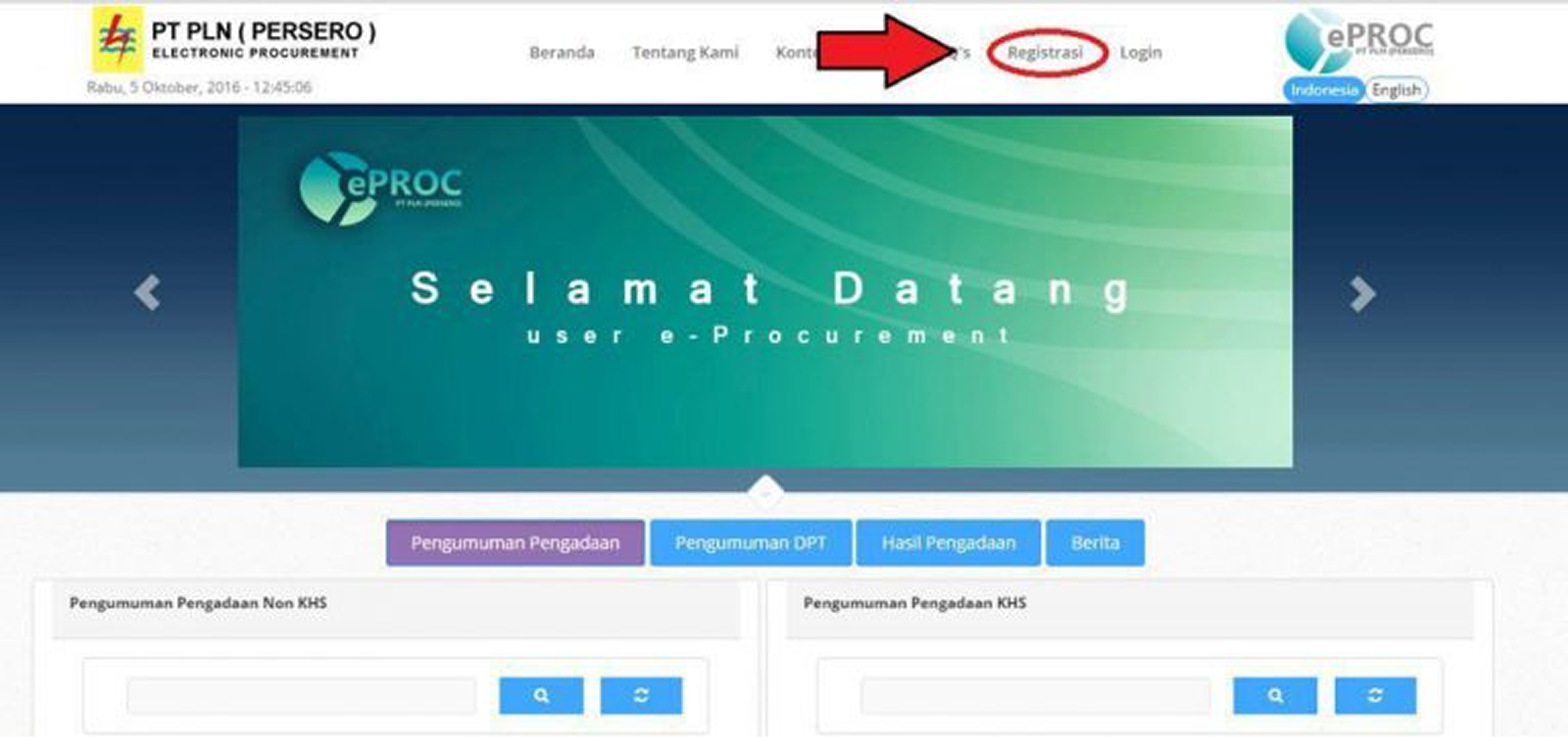 Goods/Services Provider Registration Process